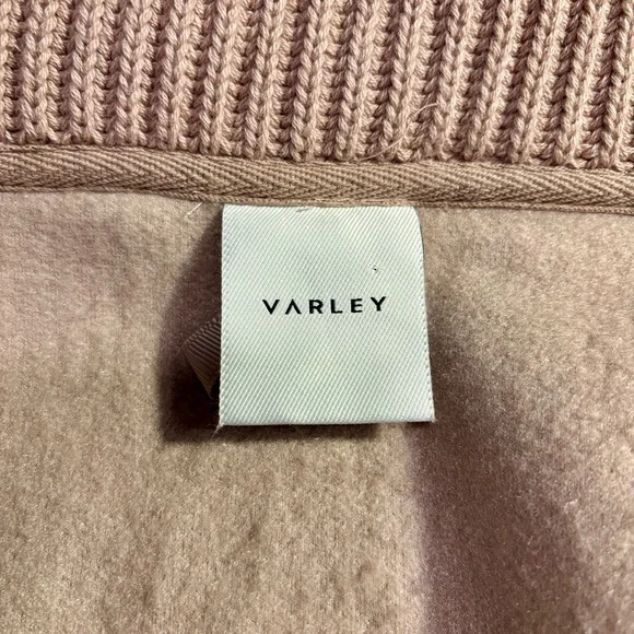 Varley Ardley Zip Through Boucle Sherpa Sweater Size Large - Picture 10 of 15